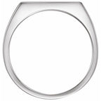 Rectangle Signet Ring - Image 2