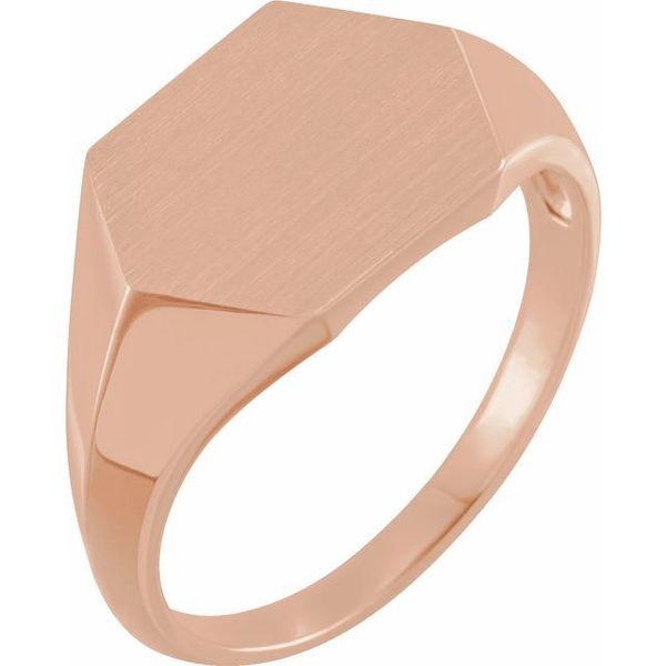 Geometric Signet Ring