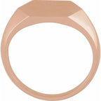 Geometric Signet Ring - Image 2