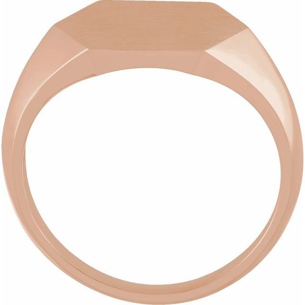 Geometric Signet Ring - Image 2