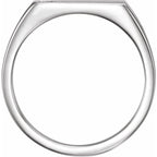 Rectangle Signet Ring - Image 2