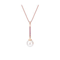 14KT Rose Gold Freshwater Pearl Pendant