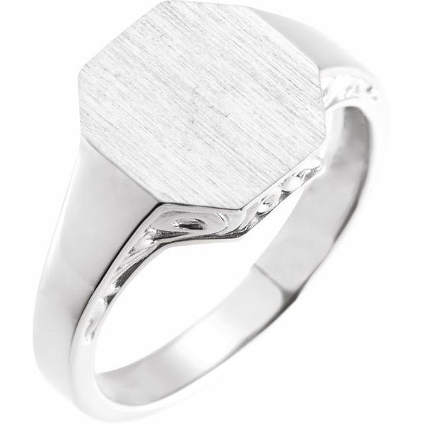 Octagon Signet Ring