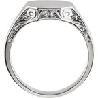 Octagon Signet Ring - Image 2
