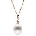 14KT Yellow Gold Freshwater Pearl Pendant