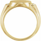 Oval Signet Ring - Image 2