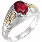 Infinity Solitaire Ring