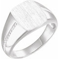 Rectangle Signet Ring