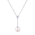 14KT White Gold Freshwater Pearl Pendant