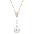 14KT Yellow Gold Akoya Pearl Pendant