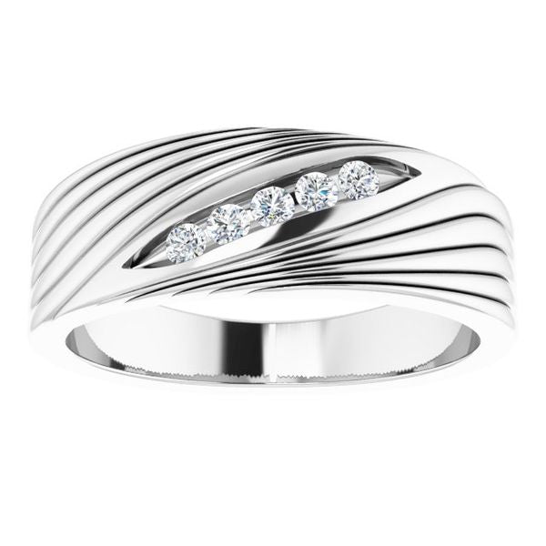 Grooved Accented Ring - Image 3