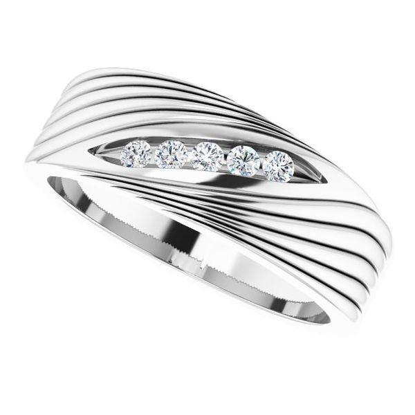 Grooved Accented Ring - Image 5