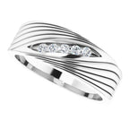 Grooved Accented Ring - Image 5