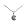 14KT White Gold Akoya Pearl Pendant