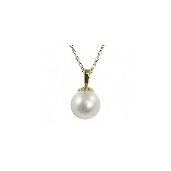 14KT Yellow Gold Freshwater Pearl Pendant