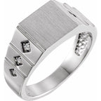 Geometric Signet Ring