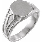 Geometric Signet Ring