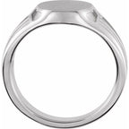 Geometric Signet Ring - Image 2
