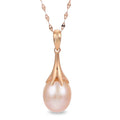 14KT Rose Gold Freshwater Pearl Pendant