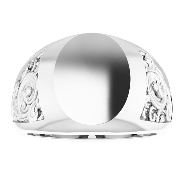Scroll Signet Ring - Image 3
