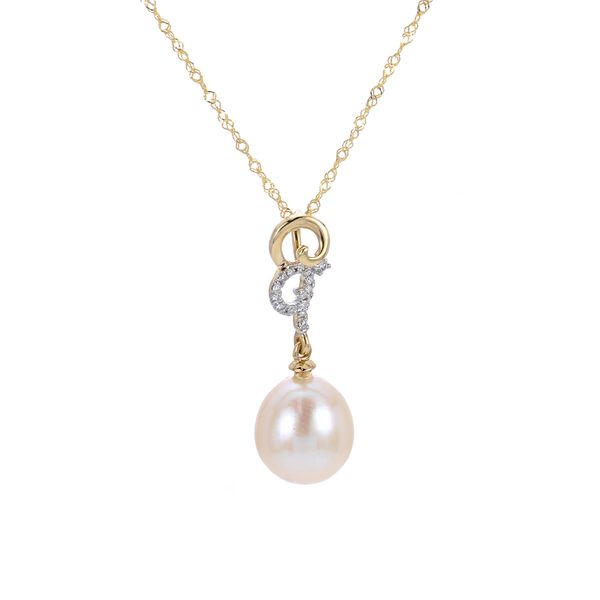 14KT Yellow Gold Freshwater Pearl Pendant