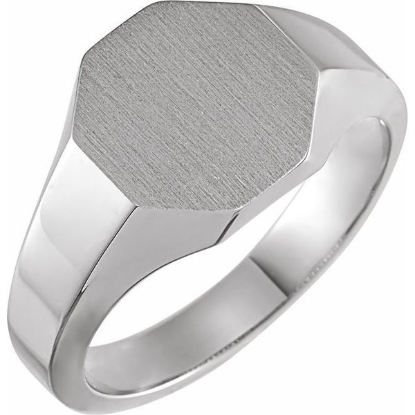 Octagon Signet Ring