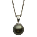 14KT White Gold Tahitian Pearl Pendant