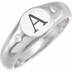 Round Signet Ring - Image 3