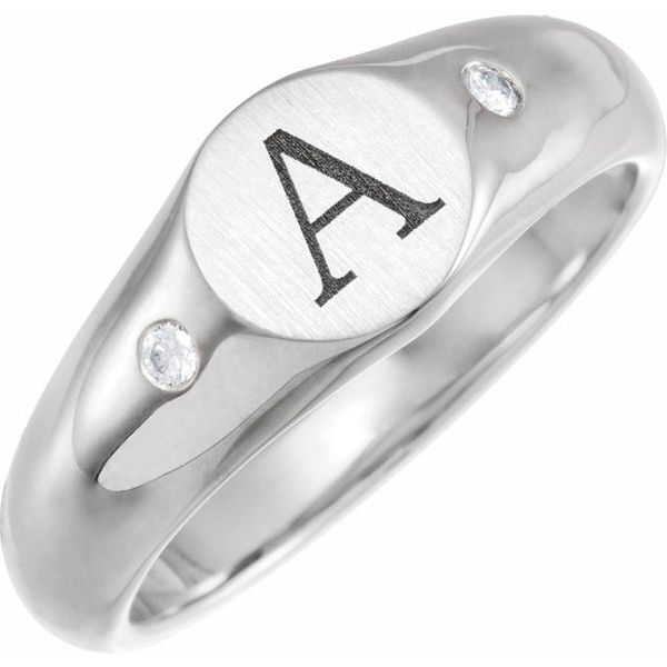 Round Signet Ring - Image 3