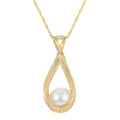 14KT Yellow Gold Freshwater Pearl Pendant