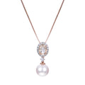 14KT Rose Gold Akoya Pearl Pendant