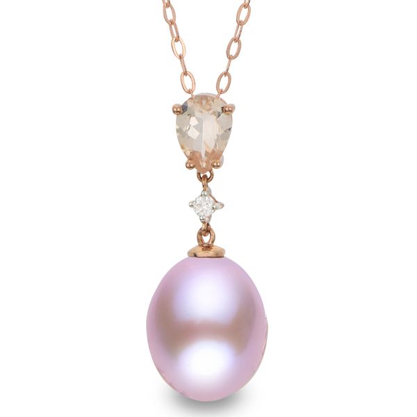 14KT Rose Gold Freshwater Pearl Pendant
