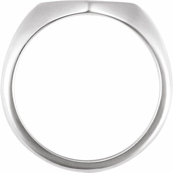 Geometric Signet Ring - Image 2