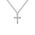 0.07 CTW Cross Necklace