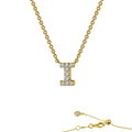 Letter I Pendant Necklace