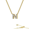 Letter N Pendant Necklace