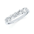 14k White Gold Anniversary Ring