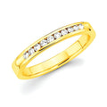 14k White Gold Anniversary Ring