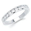 14k White Gold Anniversary Ring