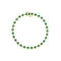 Bezel Strand Bracelet