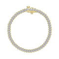 3 CTW Aria Half- Bezel Tennis Bracelet