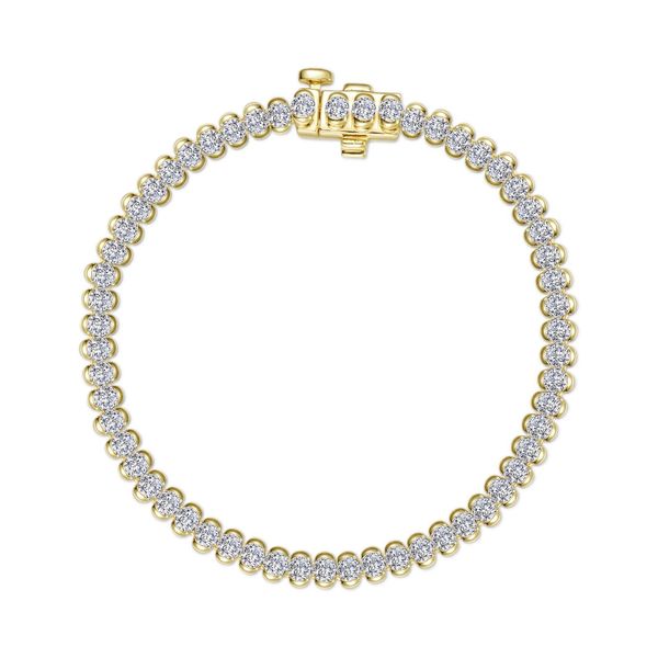 3 CTW Aria Half- Bezel Tennis Bracelet