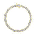 5.5 CTW Aria Half- Bezel Tennis Bracelet