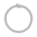 5.5 CTW Aria Half- Bezel Tennis Bracelet