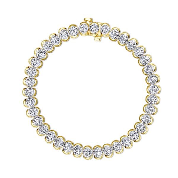 9.5 CTW Aria Half- Bezel Tennis Bracelet