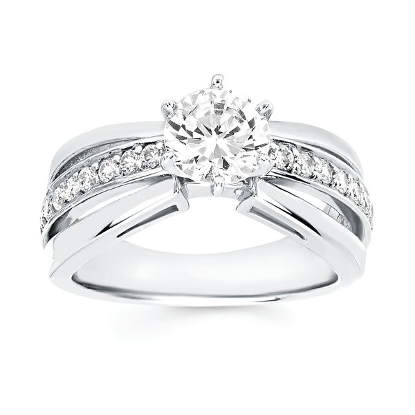 14k White Gold Bridal Set - Image 2