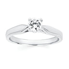 14k White Gold Bridal Set - Image 2