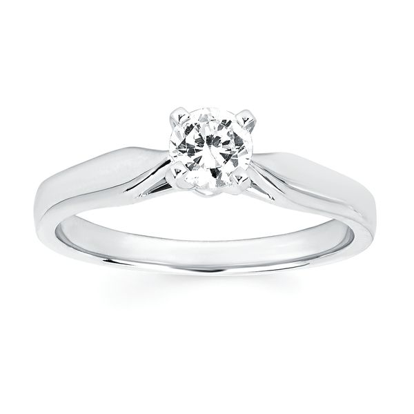 14k White Gold Bridal Set - Image 2