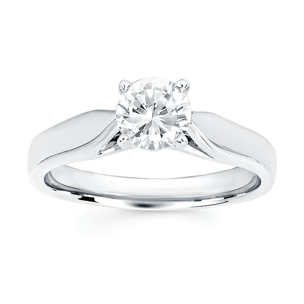 14k White Gold Bridal Set - Image 2