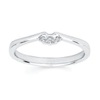14k White Gold Bridal Set - Image 3